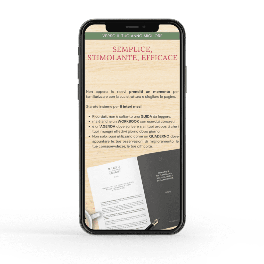 E - book Guida a Crea il tuo Anno Migliore - TuPensaci