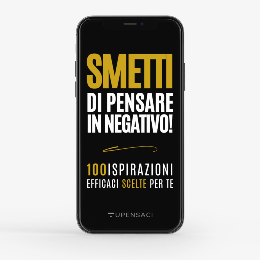 e-book SMETTI DI PENSARE IN NEGATIVO